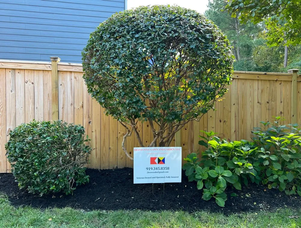 Top-rated garden landscaping in Wake Forest, NC - Bravo Zulu Lawn and Garden