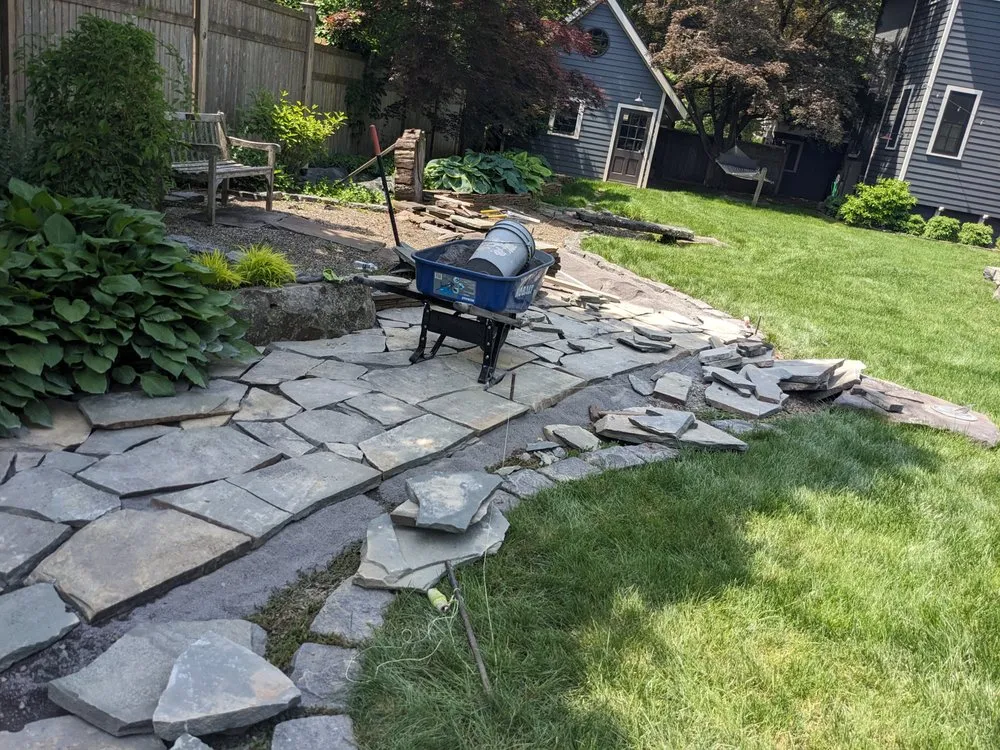 Expert landscape design for beautiful yards in Kingston, NY by Bravo's & Son Landscaping