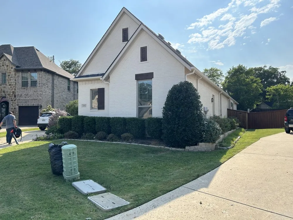 Custom lawn mowing service for outdoor upgrades in Arlington, TX by Brawns Professional Lawn Service