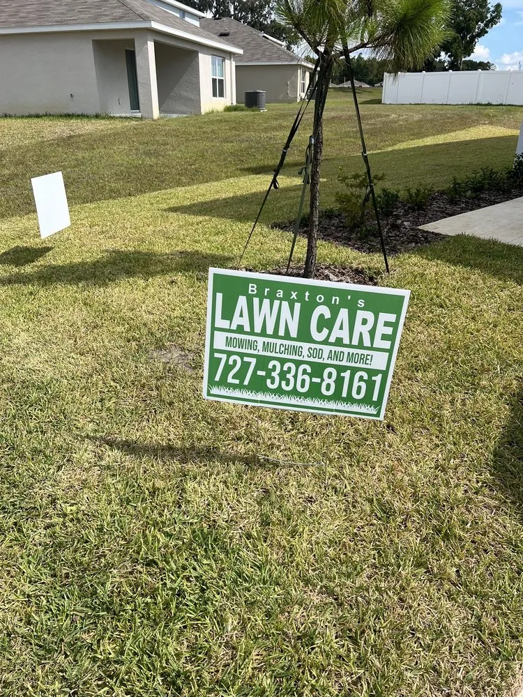 Custom residential landscaping with custom design in Dade City, FL by Braxton’s Lawn Care