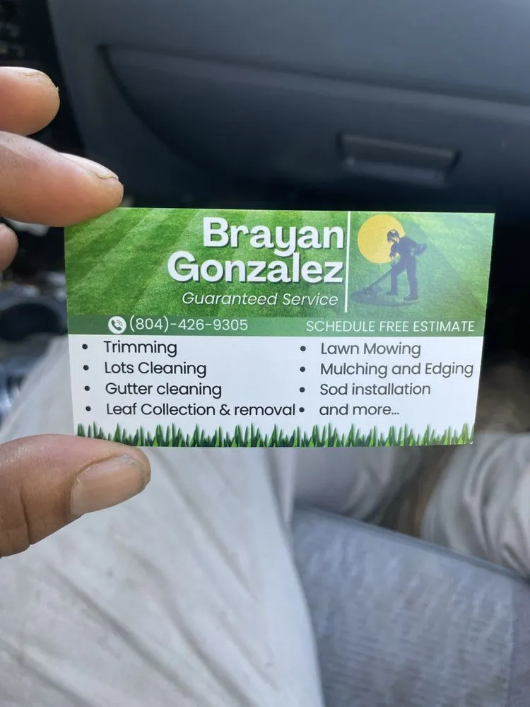Top-rated lawn mowing service in Henrico, VA by Brayan Gonzalez Landscaping