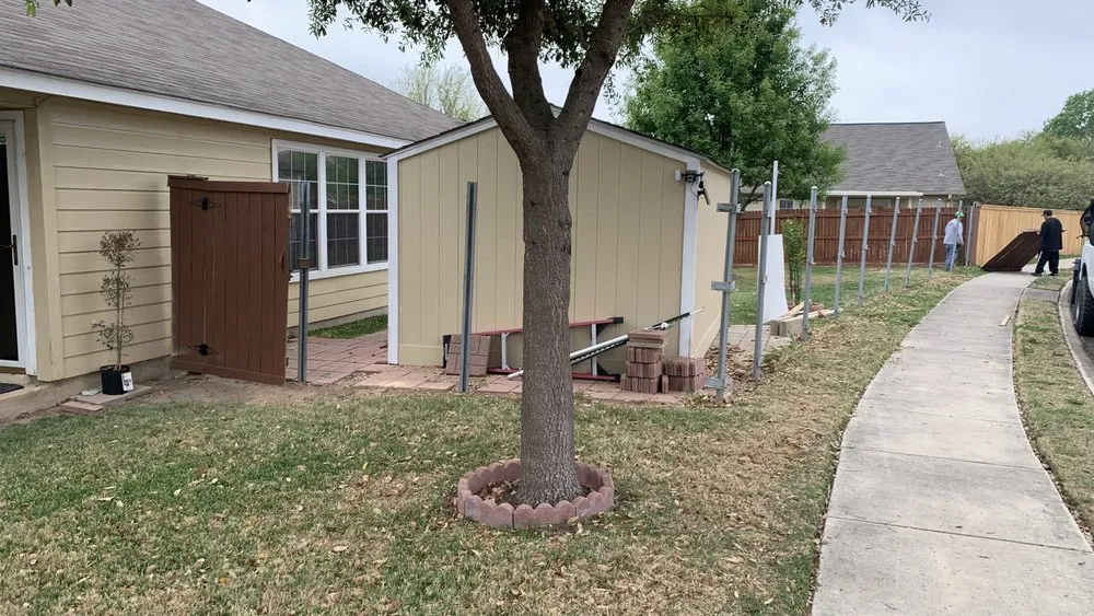 Professional lawn mowing service with custom design in San Antonio, TX by Brayan Perez Landscape Tree Service & More