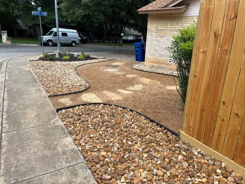 Expert landscape installation for outdoor upgrades in Timberwood Park, TX by Brayden's Landscapes