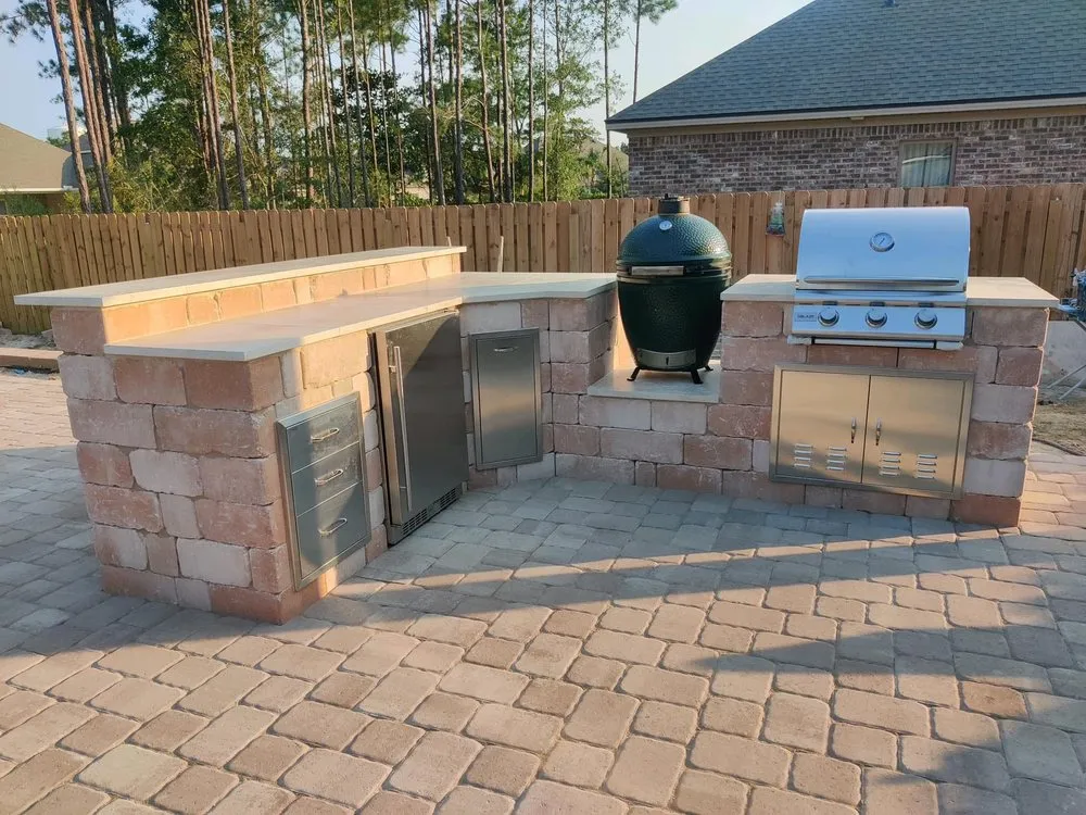 Reliable yard maintenance with custom design in Fort Walton Beach, FL by Brazilian Brickpavers