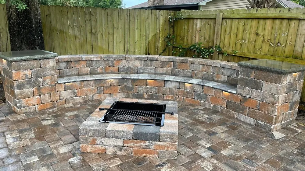 Custom outdoor landscaping near you in Fort Walton Beach, FL by Brazilian Brickpavers