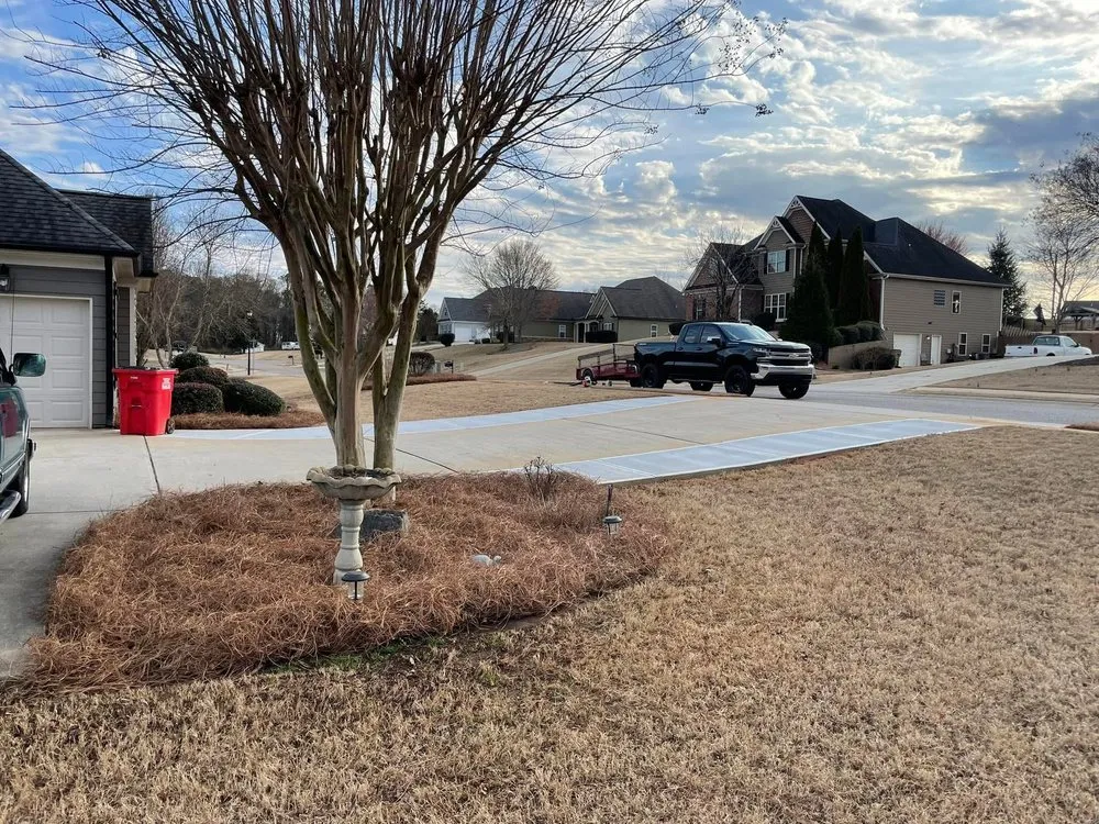 Local landscape installation in Gainesville, GA by Breedlove's Lawncare