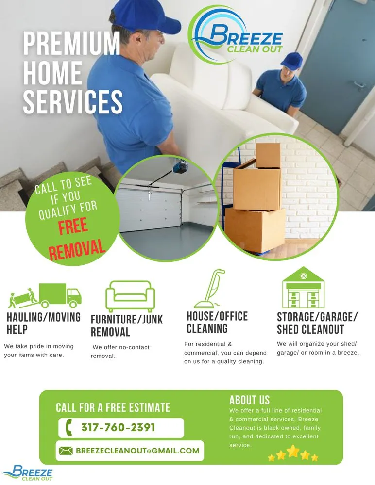 Expert lawn care service experts serving Indianapolis, IN - Breeze Cleanout