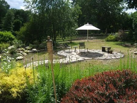 Top-rated garden landscaping for homes in Fairfield, CT by Bren Landscaping & Masonry
