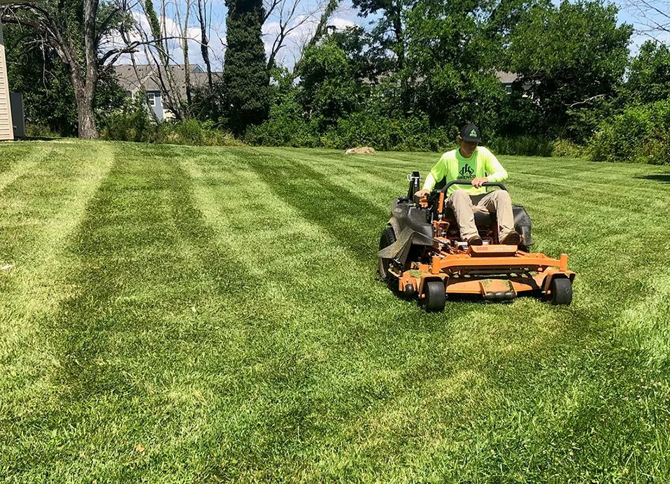 Professional lawn mowing service in Culpeper, VA by Brenco Solutions