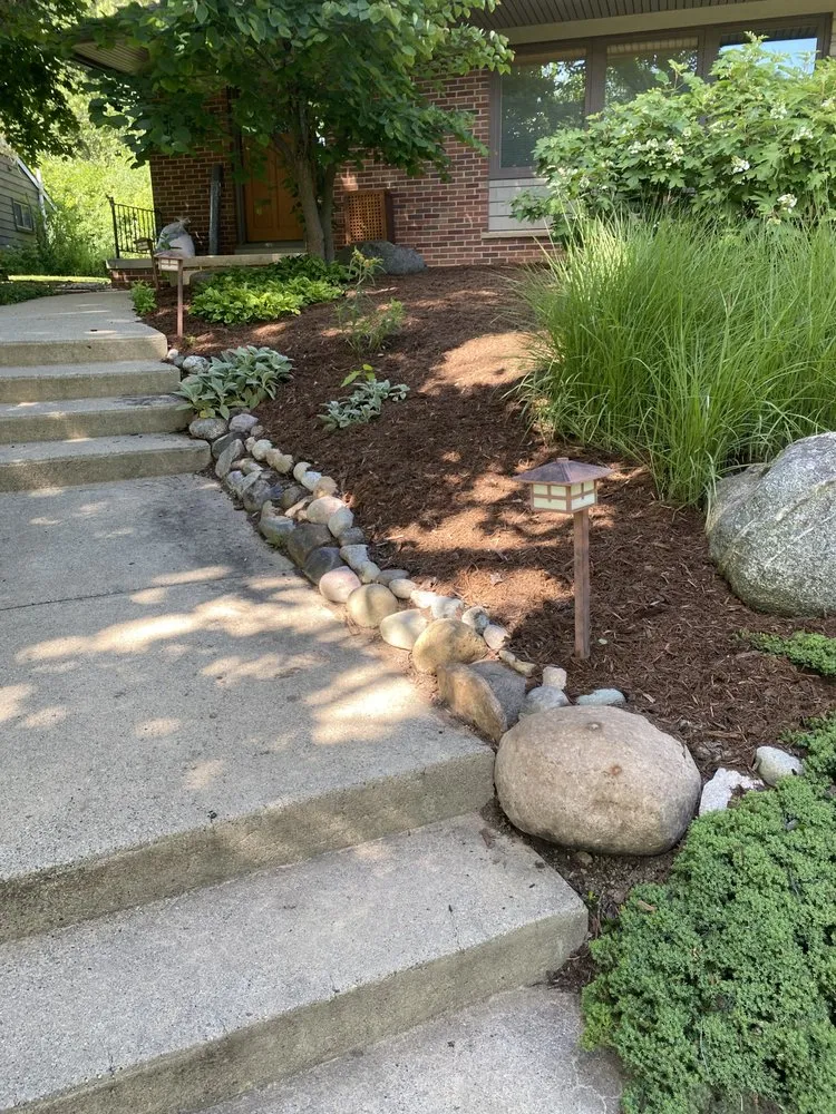 Professional garden landscaping in Clinton, MI by Brendon Shankland