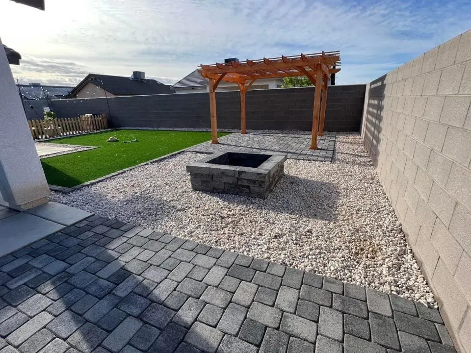 Custom yard cleanup service in San Luis, AZ by Brenes Landscaping Service