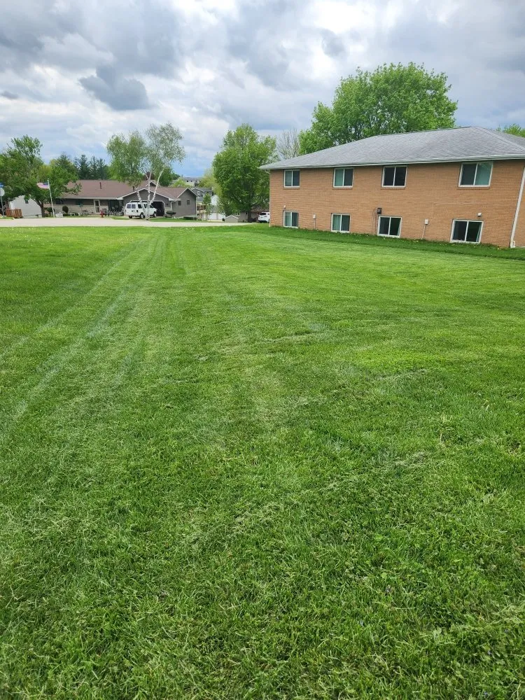 Custom garden landscaping in Dubuque, IA by Brenke's landscaping and Tree Remvel