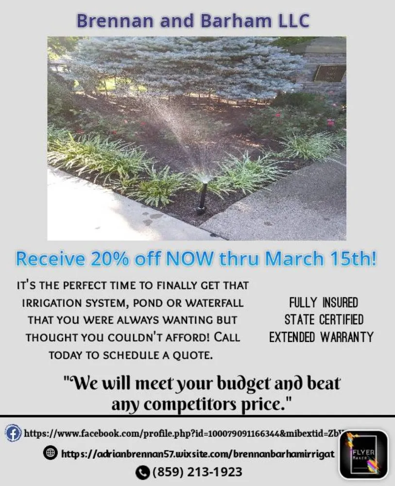 Expert landscaping services with custom design in Lexington, KY by Brennan And Barham