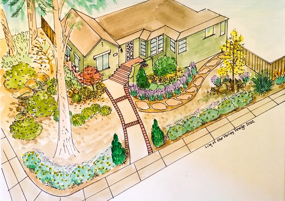 Custom garden landscaping in Redwood City, CA - Brent Landscaping
