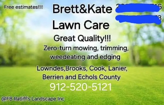Reliable lawn care service in Ray City, GA by Brett & Kate Lawn Care
