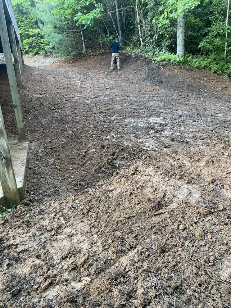 Affordable residential landscaping in Newland, NC by Brewers Dirt Works