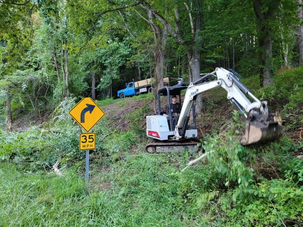 Affordable residential landscaping near you in Newland, NC by Brewers Dirt Works