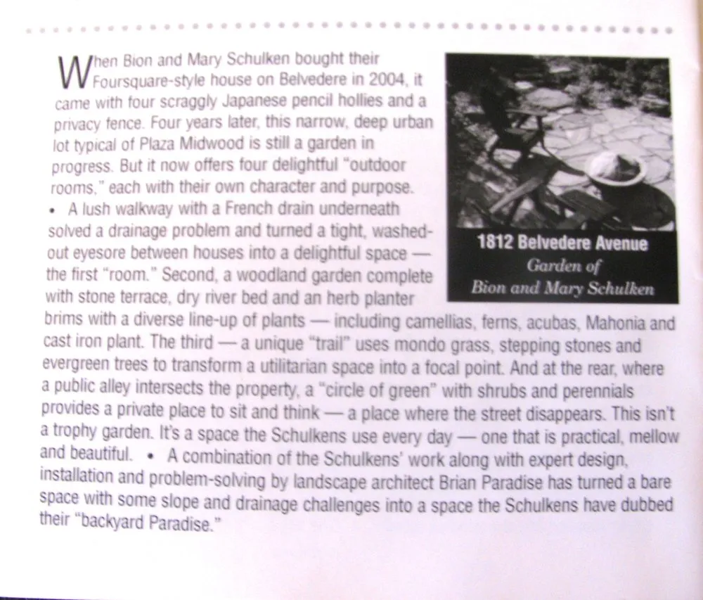 Professional outdoor landscaping in Charlotte, NC by Brian Paradise Fine Gardens & Landscaping