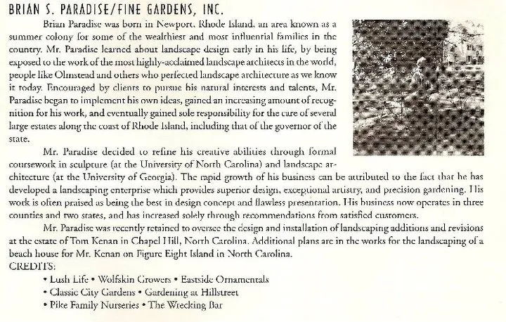 Professional lawn mowing service with custom design across Charlotte, NC - Brian Paradise Fine Gardens & Landscaping