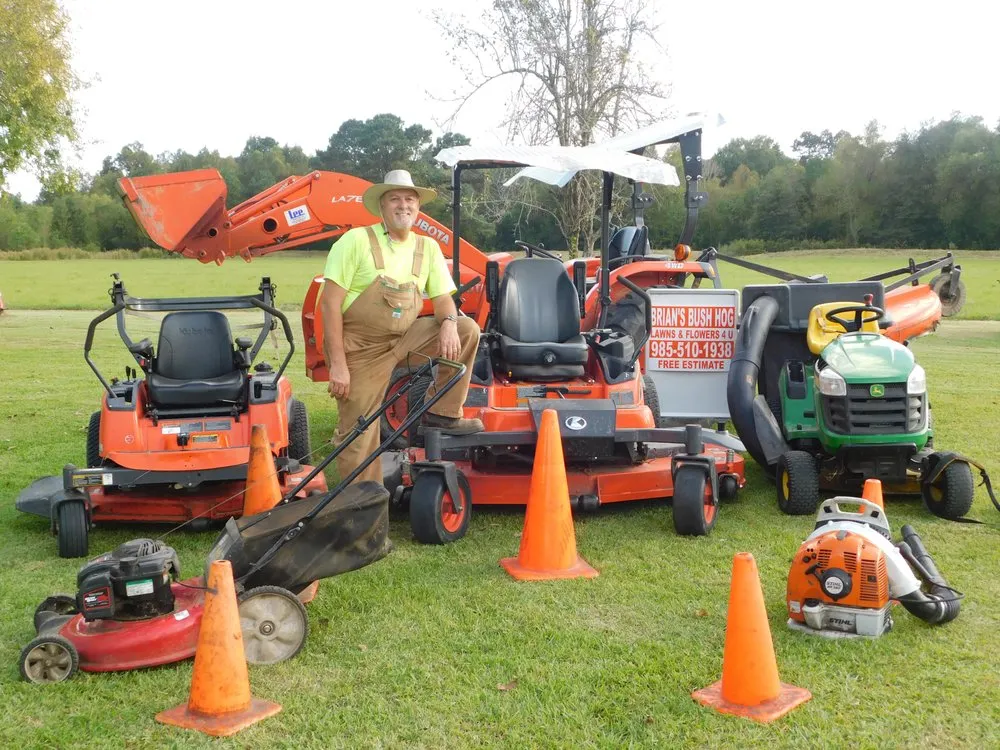 Reliable lawn mowing service in Hammond, LA - Brians Bush Hog