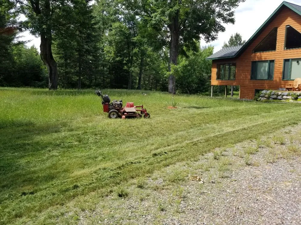 Custom landscape design in Eagle River, WI - Brian's Fairway Look