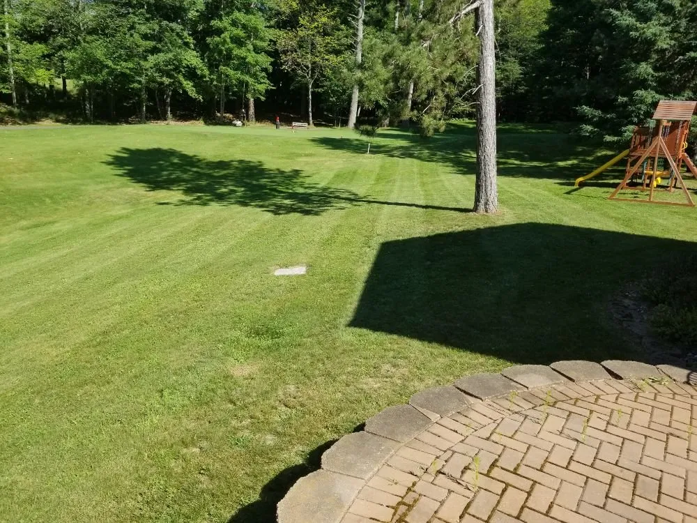 Professional landscape installation in Eagle River, WI - Brian's Fairway Look