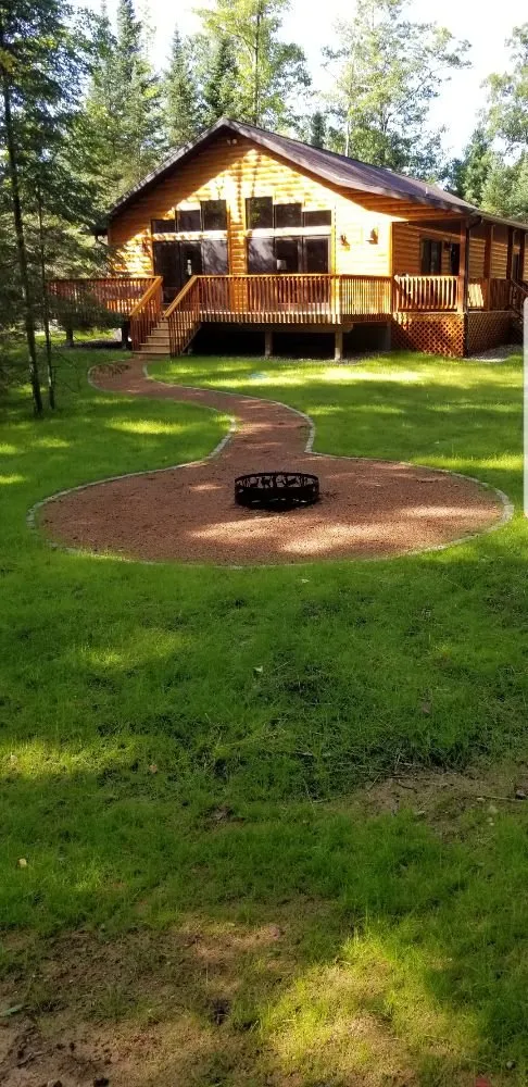 Custom outdoor landscaping in Eagle River, WI - Brian's Fairway Look