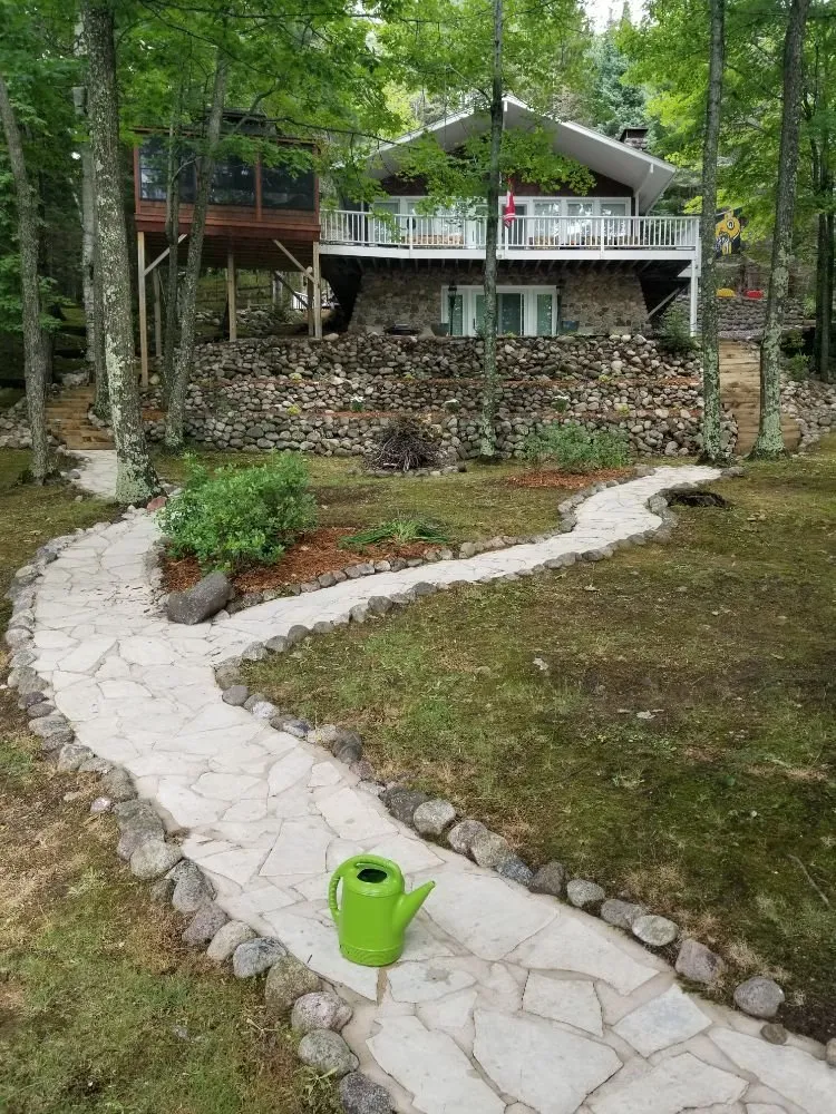 Affordable garden landscaping in Eagle River, WI - Brian's Fairway Look