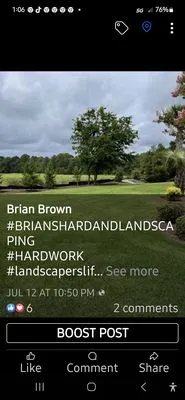 Brians Hard and Landscapesing Logo