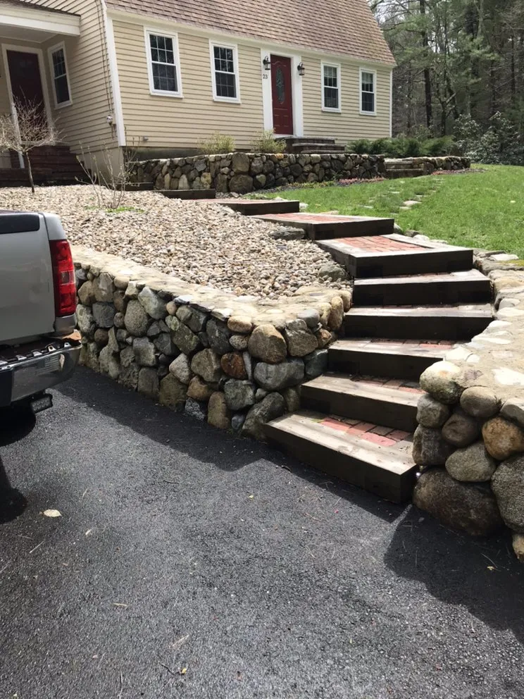 Custom landscape installation in Ipswich, MA - Brian’s Landscape And Construction