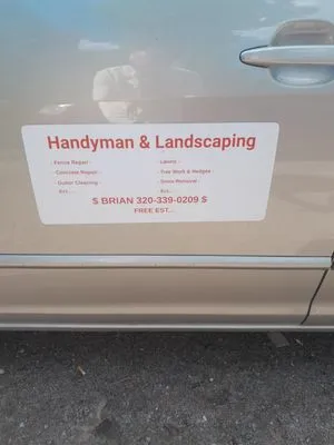 Brian's Lawn & Tree Landscaping & Handyman Services Logo