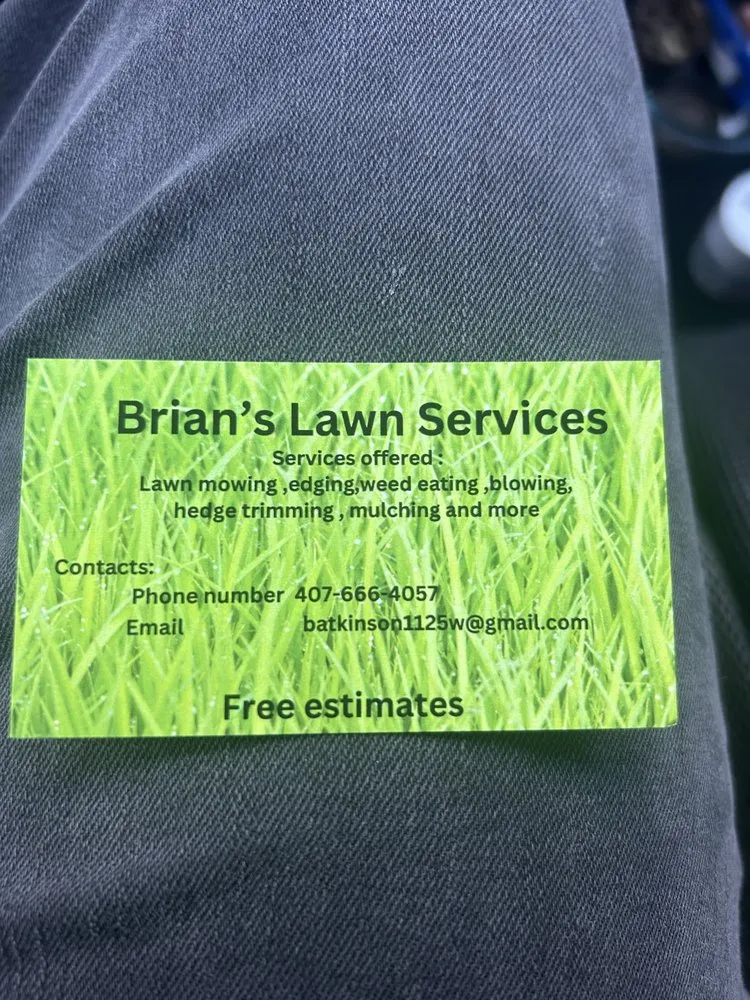 Trusted yard maintenance experts serving Aloma, FL - Brian’s Lawn Services