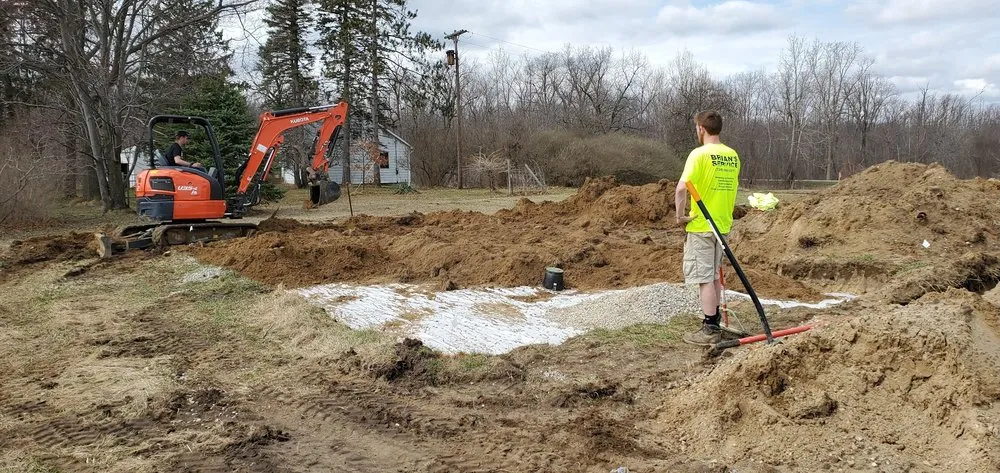 Professional yard cleanup service in Chelsea, MI by Brian's Service