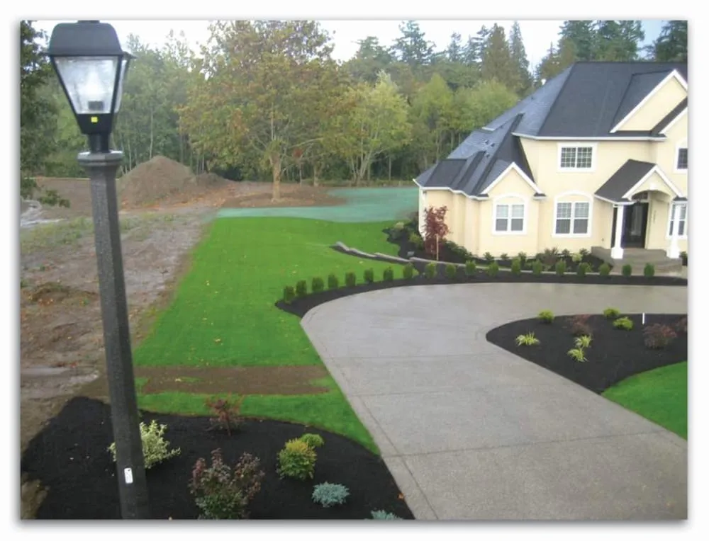 Custom landscape design in Edgewood, WA - Briar Group Inc., Your Hydroseeding Contractor
