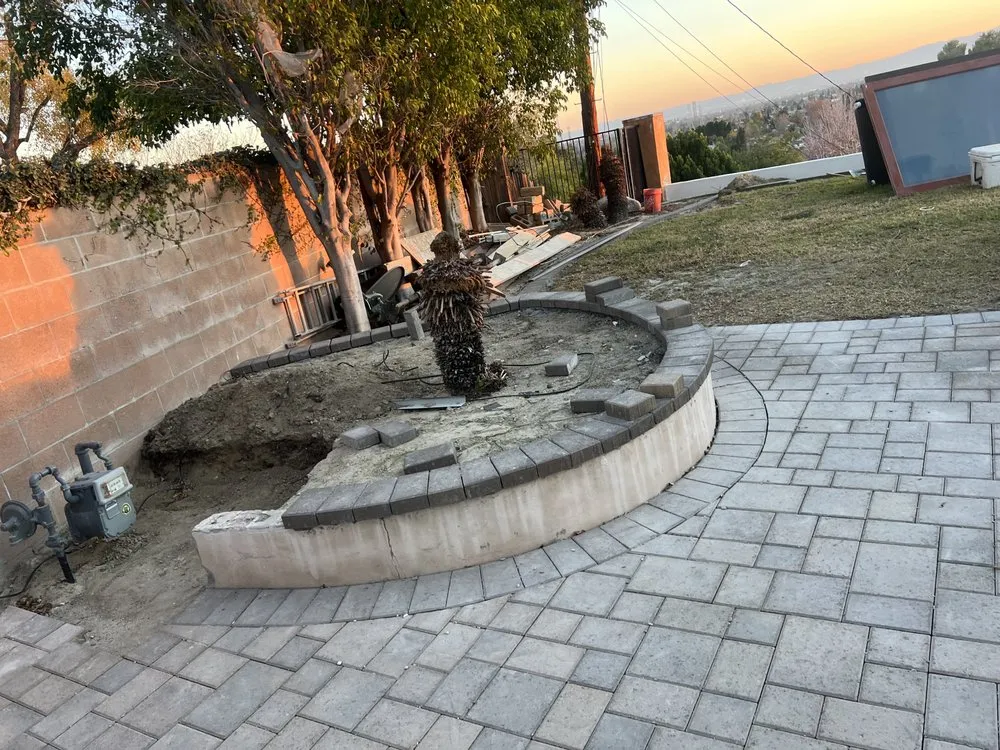 Affordable landscape installation with custom design across Kagel Canyon, CA - Brick & Bloom