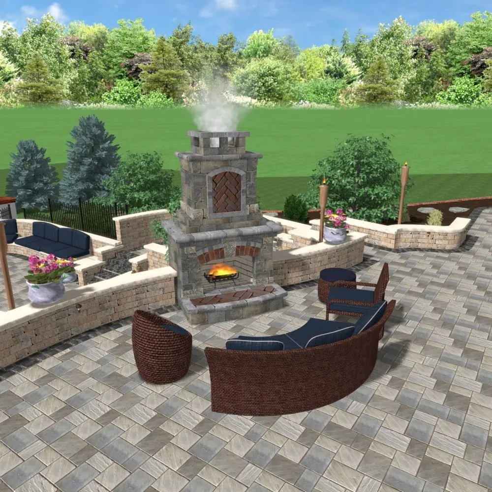 Affordable garden landscaping for homes across Streamwood, IL - Brick & Ponds