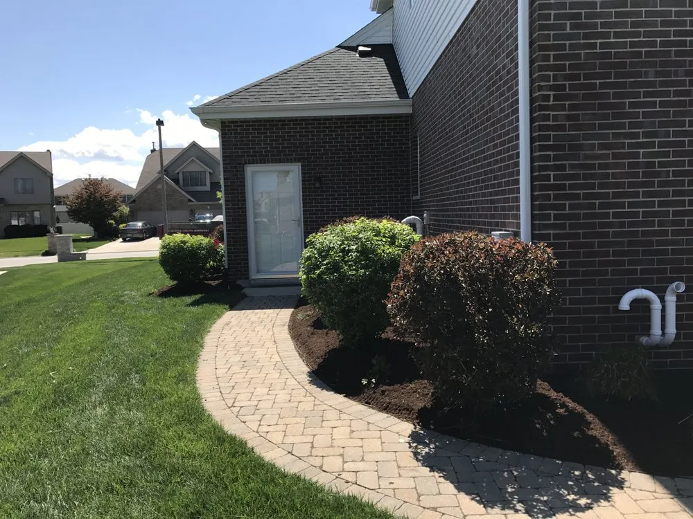 Reliable lawn mowing service in Aurora, IL by Brick Creations & Landscaping
