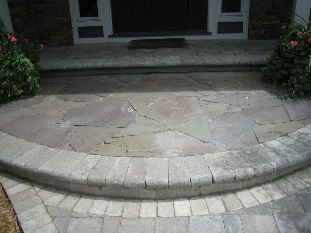 Professional garden landscaping in Saline, MI by Brick Doctor Bill