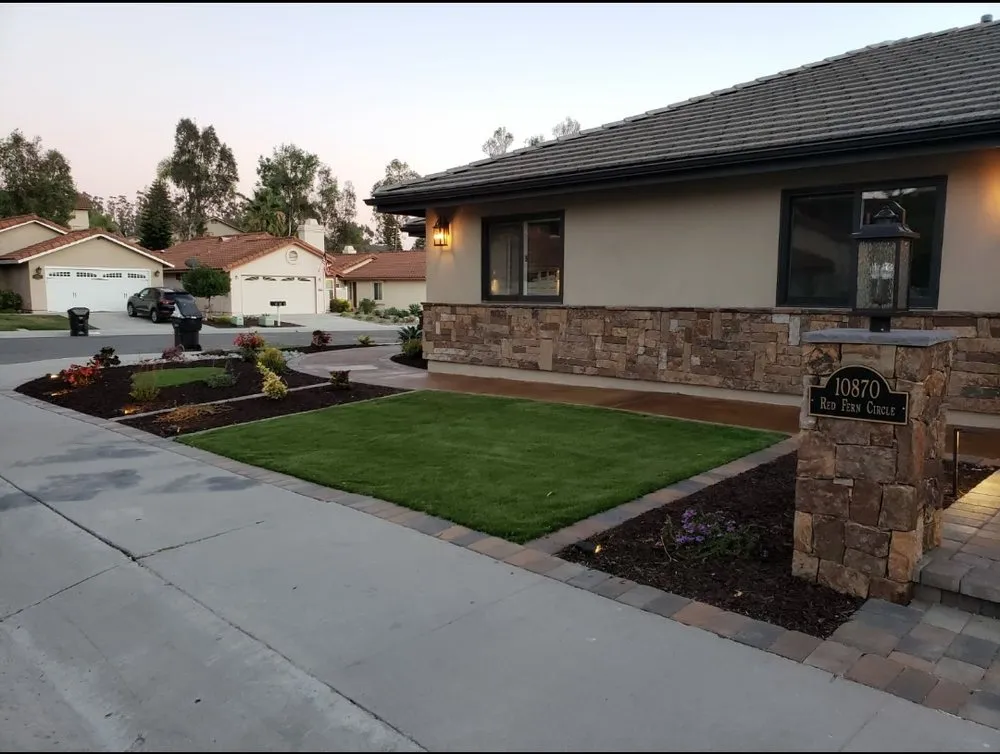 Expert outdoor landscaping in Oceanside, CA by Bricker