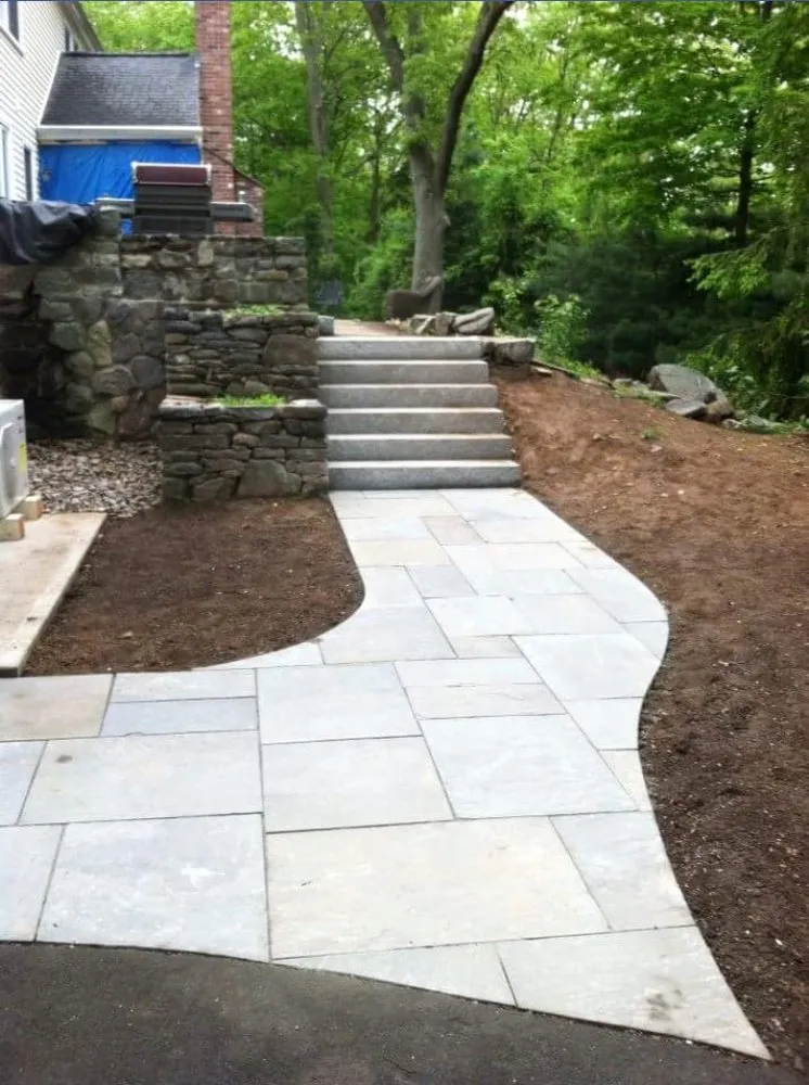 Affordable garden landscaping in Essex, CT by BrickWater&Stone