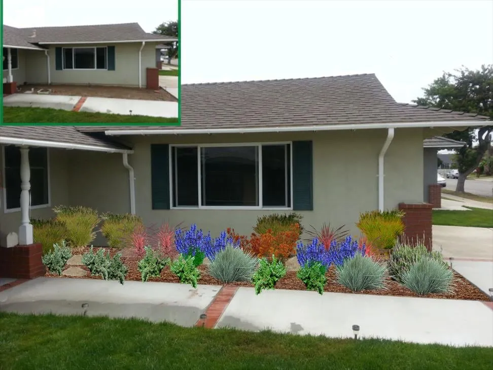 Local landscape installation in Orange, CA by BridgeCreek Landscape