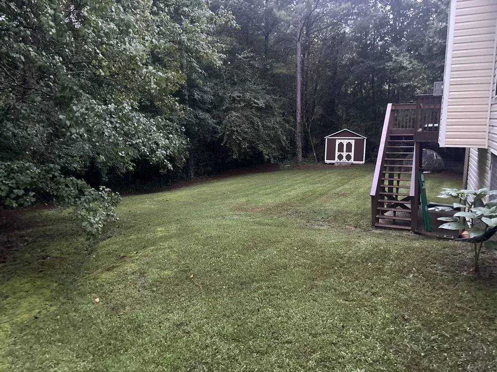 Professional landscape installation for residential properties in Newnan, GA by Bridges & Carlton Lawn Care