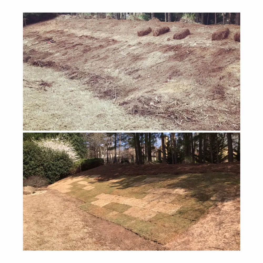 Custom lawn mowing service in Loganville, GA by Bridges Elite Landscapes