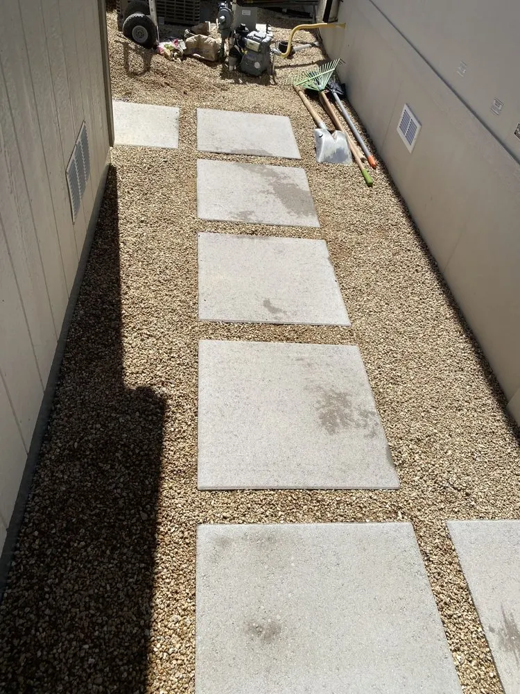 Custom lawn care service with custom design across Desert Hot Springs, CA - Bridges handyman and Remodeling Company