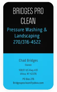Professional residential landscaping for year-round maintenance in Utica, KY by Bridges Pro Clean