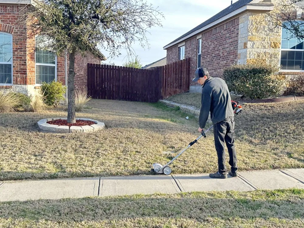 Custom residential landscaping in McKinney, TX by Bright Beginnings Landscapes