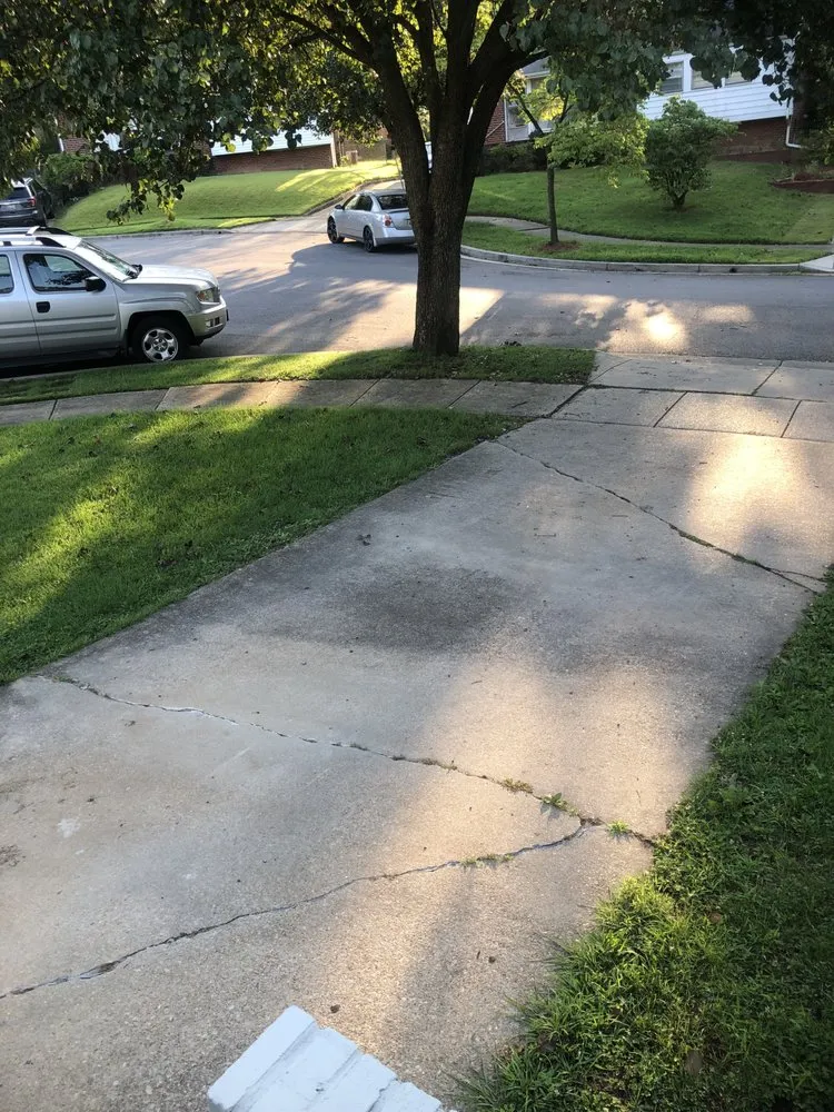 Reliable lawn mowing service in Lanham, MD by Bright Concrete