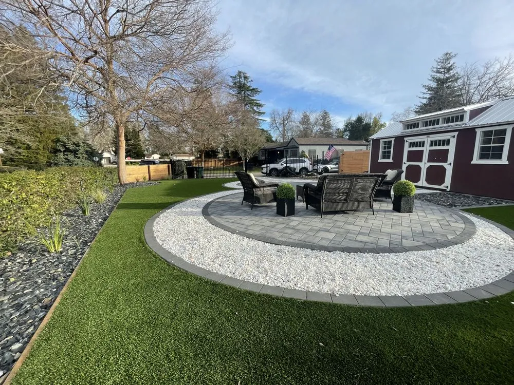 Custom outdoor landscaping for year-round maintenance in Sacramento, CA by Bright Home Landscapes