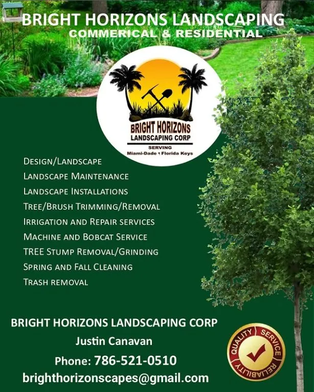 Reliable landscape design in Homestead, FL by Bright Horizon Landscape