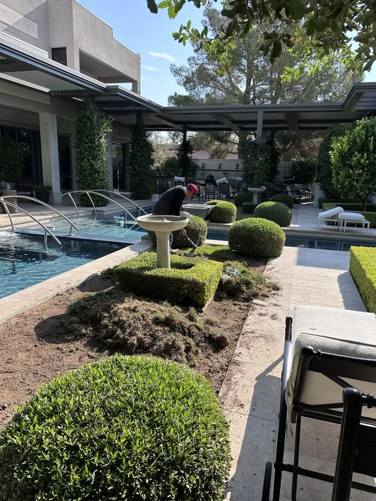 Expert lawn mowing service in Las Vegas, NV by Bright Landcare